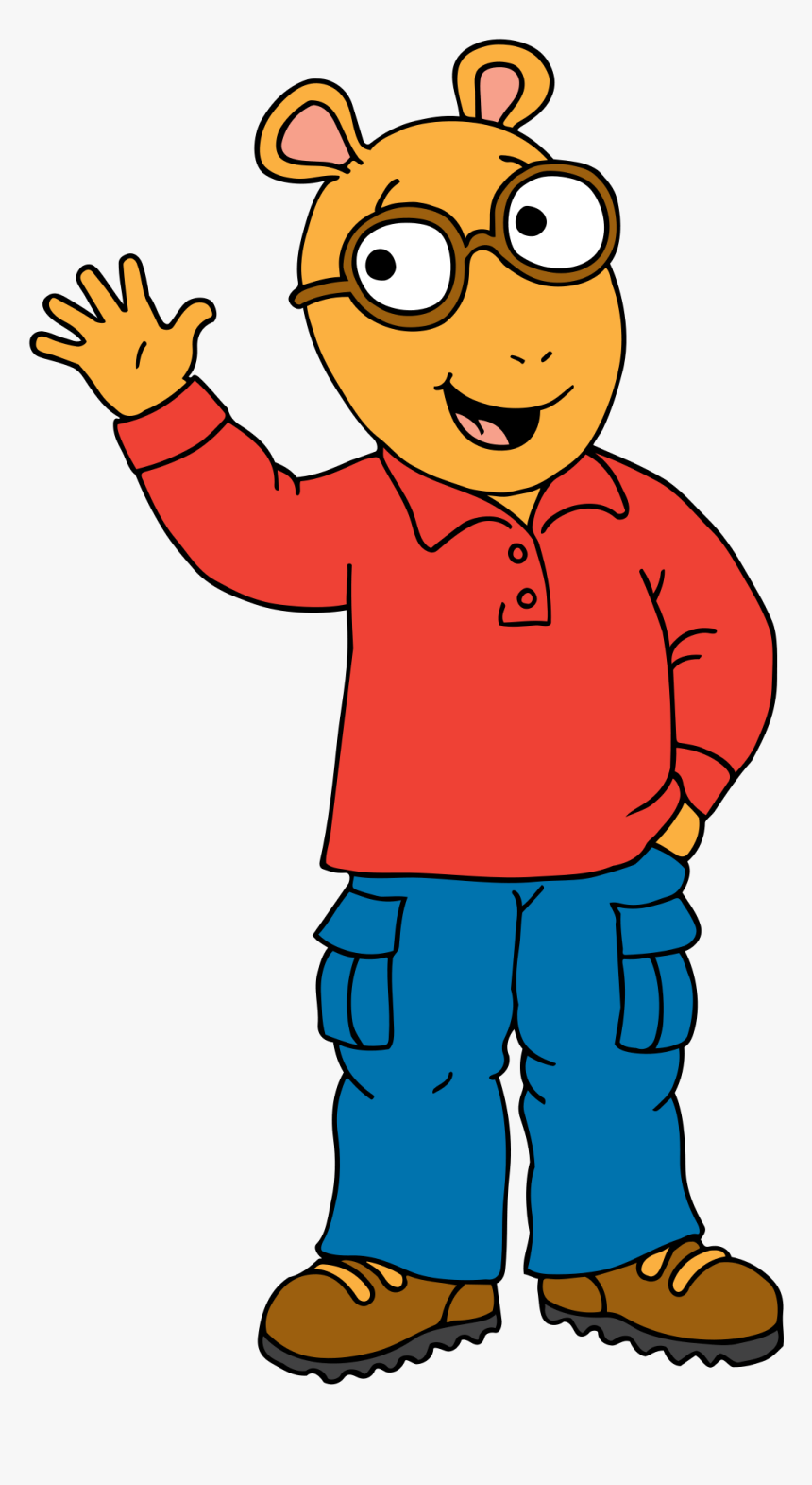 Arthur Waving Arthur The Aardvark HD Png Download Kindpng   160 1609288 Arthur Waving Arthur The Aardvark Hd Png Download 