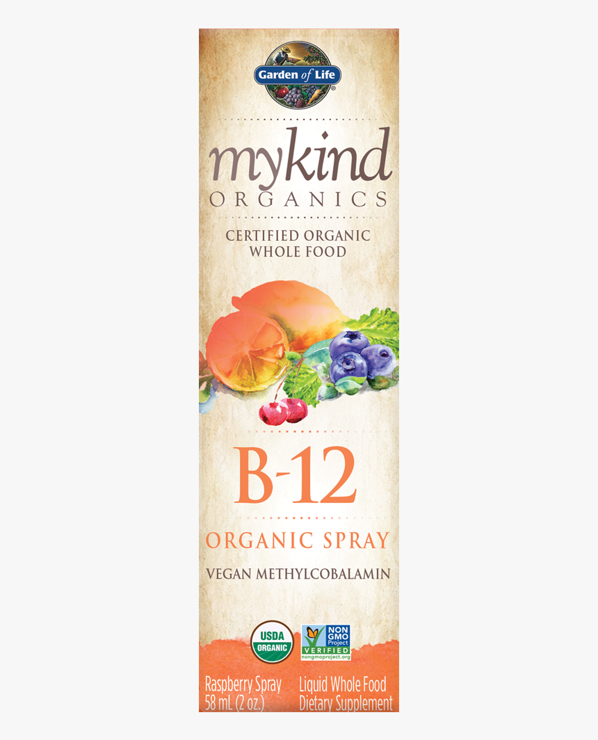 Mykind Organics B 12 Organic Spray Raspberry - My Kind Organics B12 ...