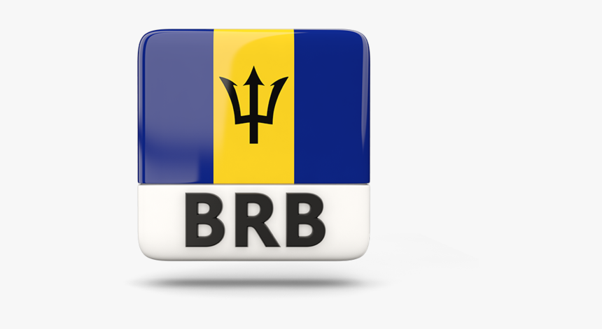 Square Icon With Iso Code - Barbados Flag, HD Png Download, Free Download