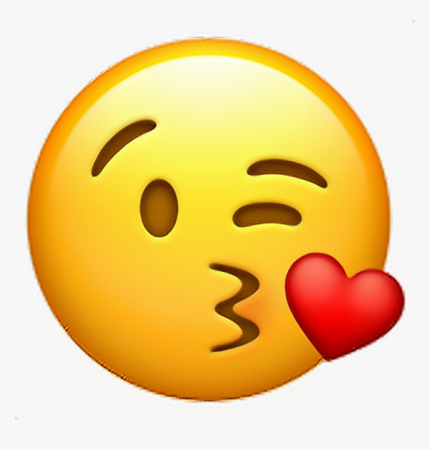 Face Blowing A Kiss Emoji Emoji Emotions Emoticon Png Transparent | The ...