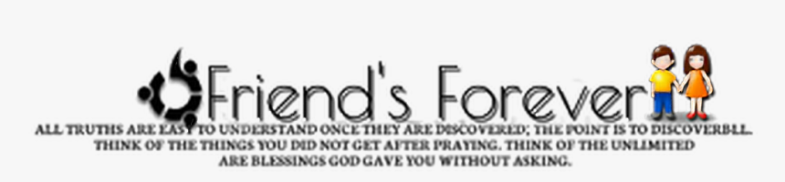 #friends Friends Forever - Friend Forever Png Text, Transparent Png, Free Download