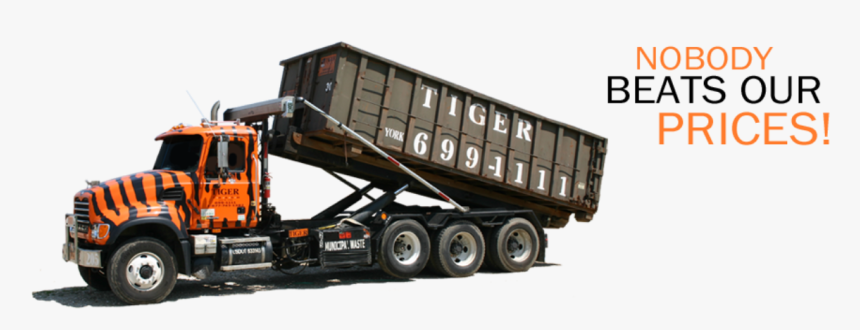 Tiger Trash - Trailer Truck, HD Png Download, Free Download