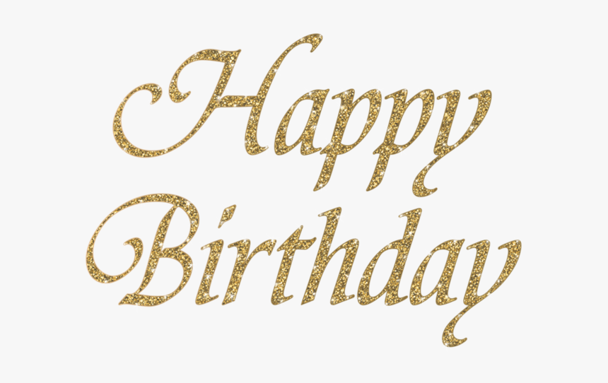 Happy Birthday Letter Png Photo - Happy Birthday Gold Png, Transparent Png, Free Download