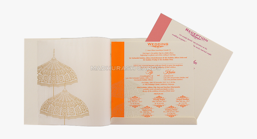 Hindu Wedding Cards - Construction Paper, HD Png Download, Free Download