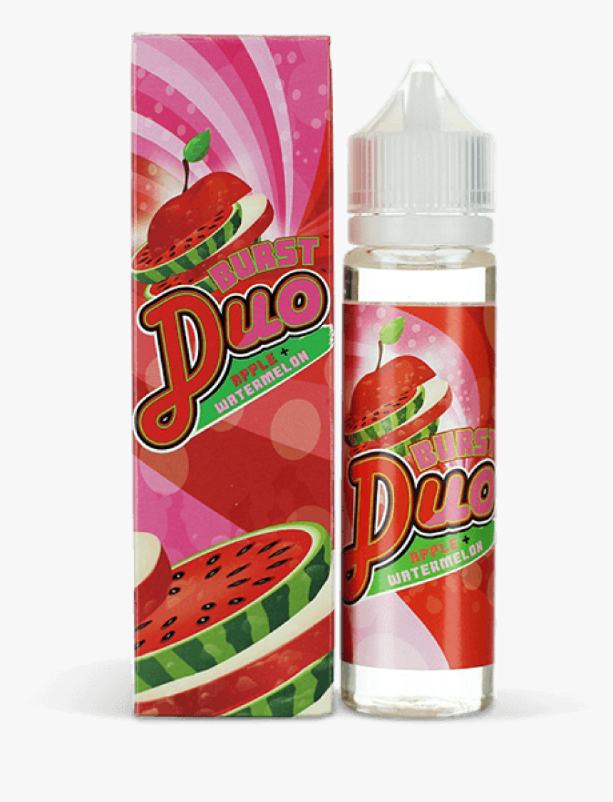 Burst Duo Apple And Watermelon 60ml - Watermelon, HD Png Download, Free Download