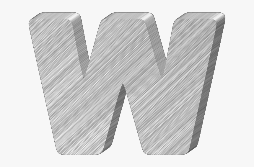 3 Dimensional Letter W, HD Png Download, Free Download