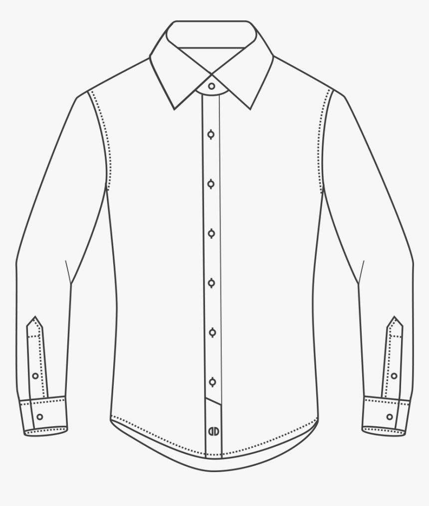 Clipart Shirt Formal Shirt - Components Of At Shirt, HD Png Download ...