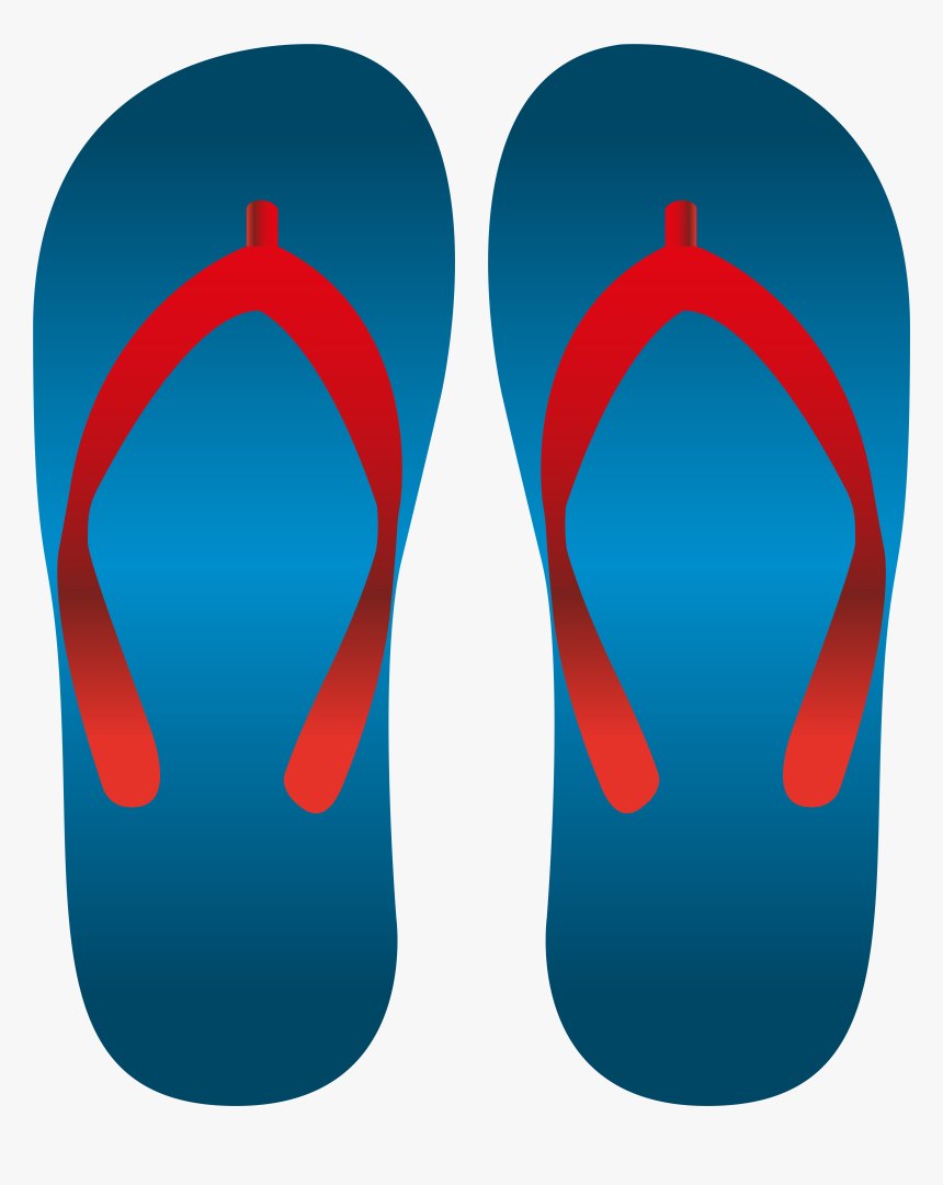 Blue Flops Png Clip, Transparent Png - kindpng