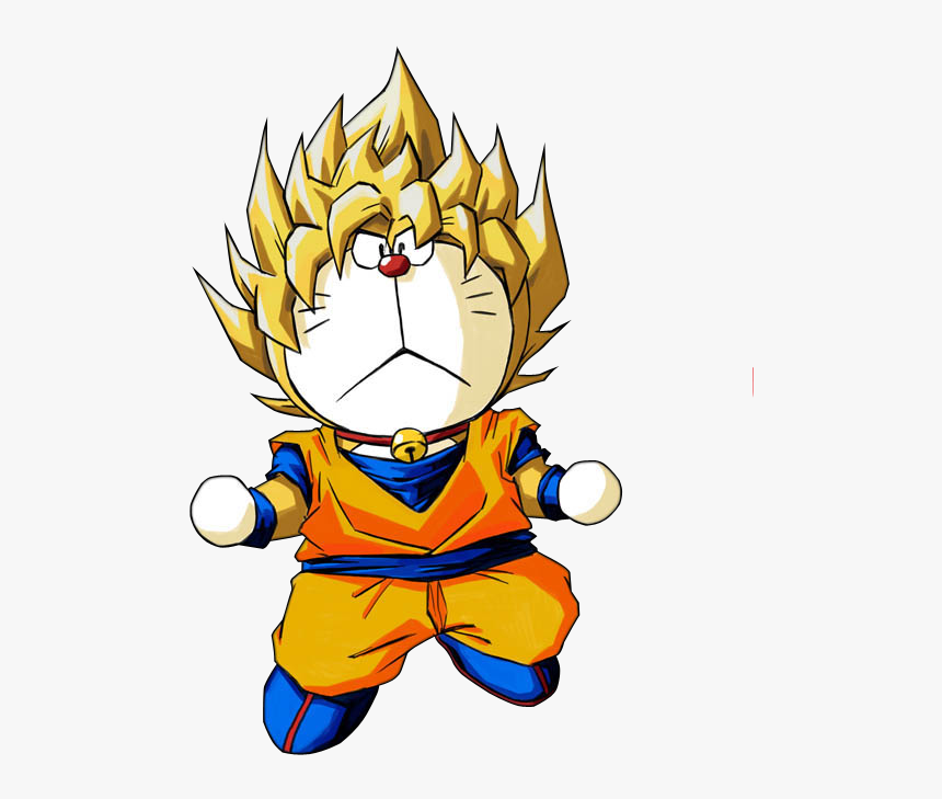 Ảnh Doremon Songoku - Doraemon Dragon Ball Z, HD Png Download, Free Download