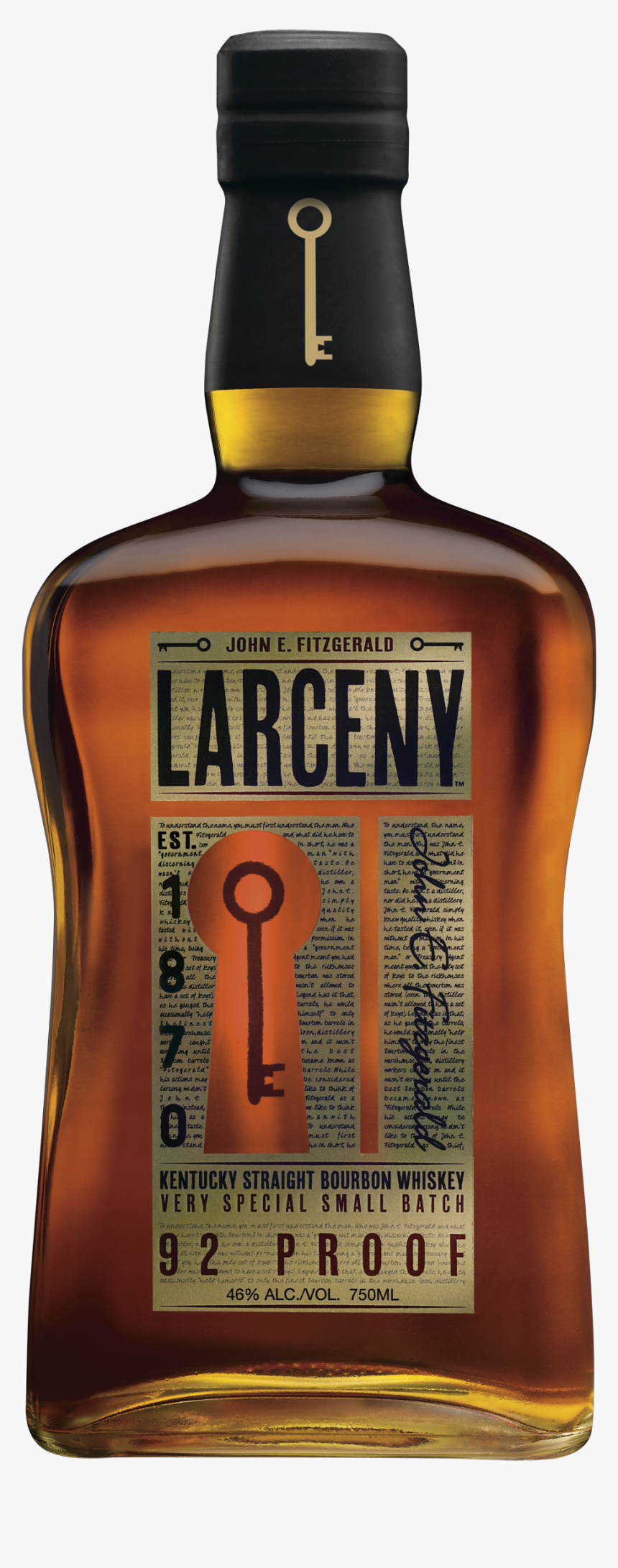 Larceny Bourbon Whiskey - Larceny Bourbon, HD Png Download, Free Download