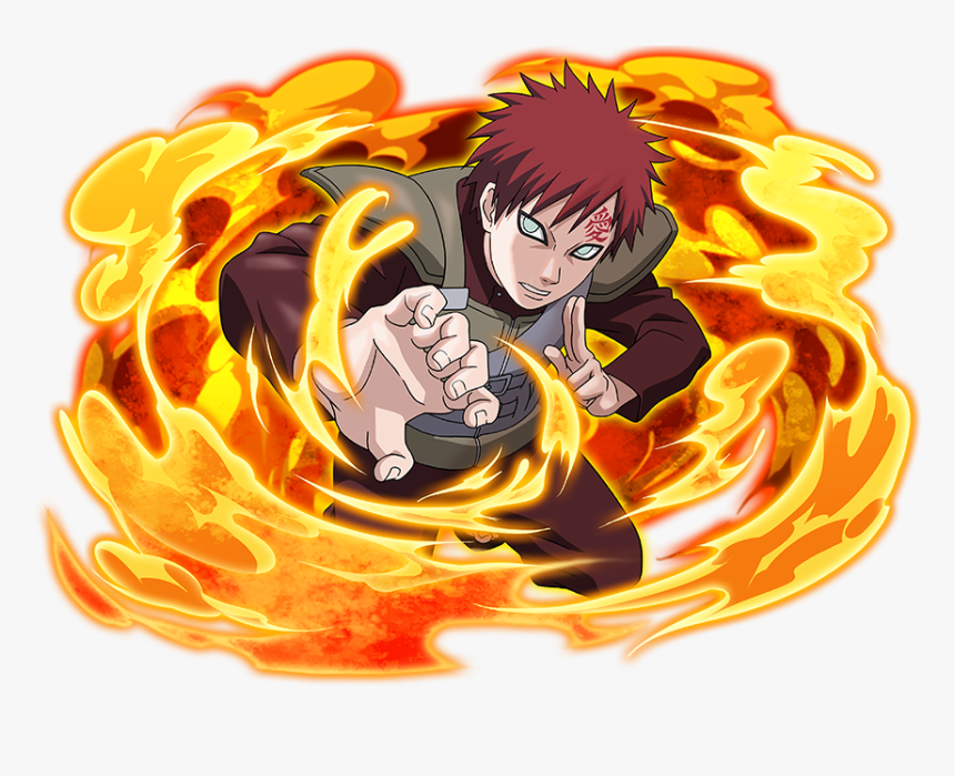 War Gaara Artwork Pic - Naruto War Blazing Transparent, HD Png Download, Free Download