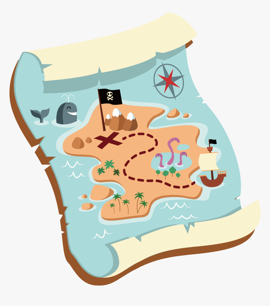 Clip Art Clip Art Treasure Map - Clip Art Treasure Map, HD Png Download, Free Download