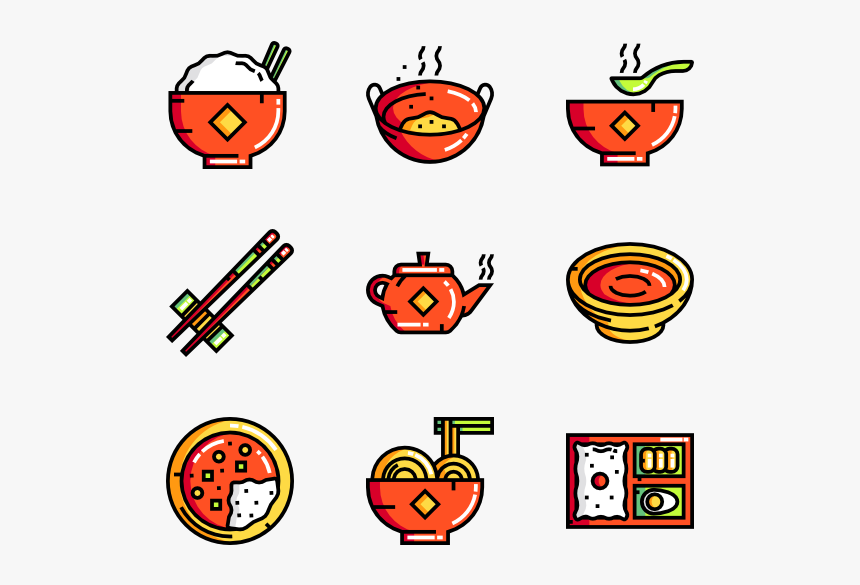 Asian Food - Asian Food Png Logo, Transparent Png, Free Download