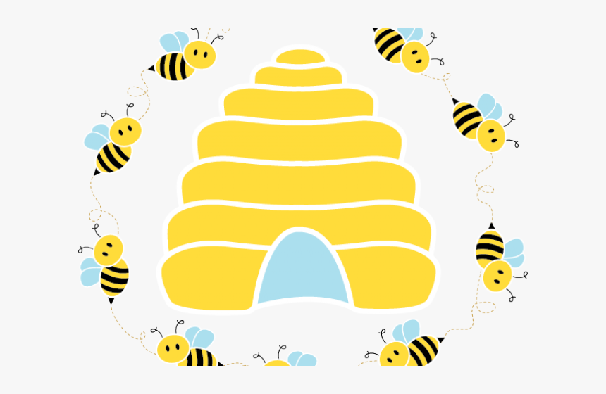 Bee Hive Clipart Class - Honeybee, HD Png Download, Free Download