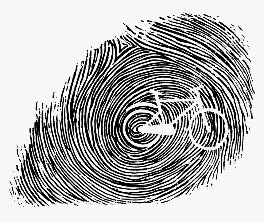 Cycling-thumbprint - Circle, HD Png Download, Free Download