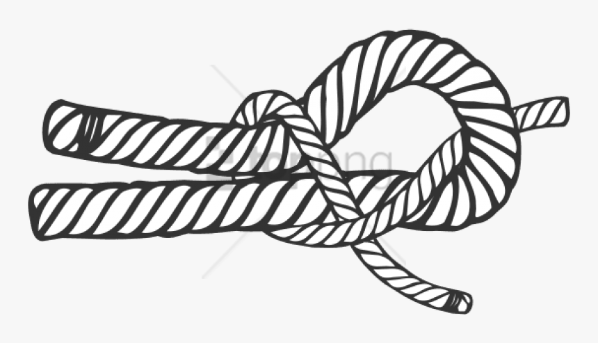 Free Png Sheet Bend Knot Drawing Png Image With Transparent - Sheet Bend Knot Drawing, Png Download, Free Download