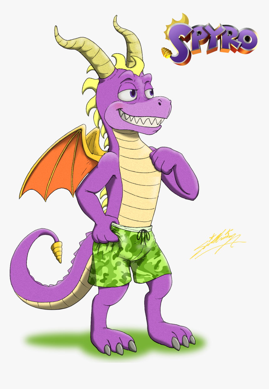 Spyro The Dragon - Spyro The Dragon Furry, HD Png Download, Free Download