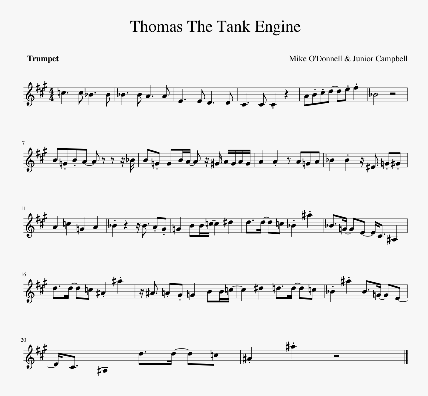 Thomas The Train Trumpet, HD Png Download, Free Download