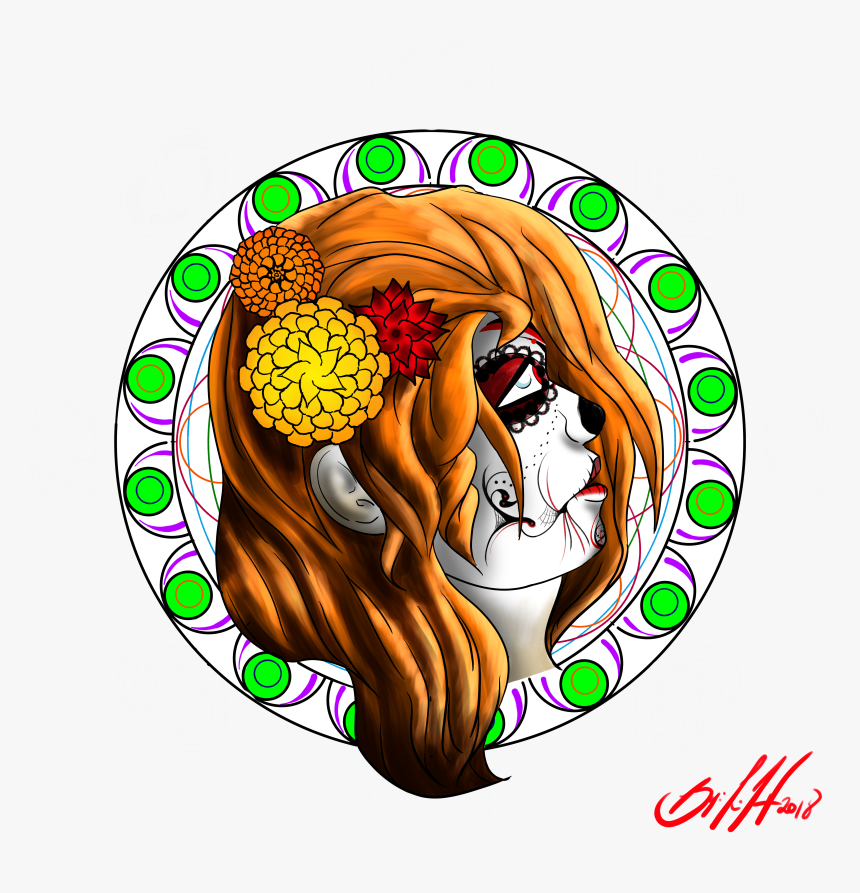 Dia De Los Muertos - Illustration, HD Png Download, Free Download