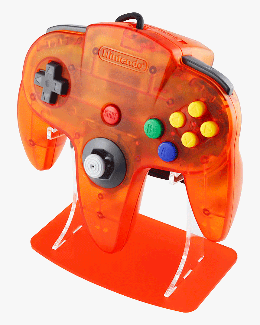 Fire Orange N64 Funtastic Controller - Nintendo 64 Watermelon Red, HD Png Download, Free Download