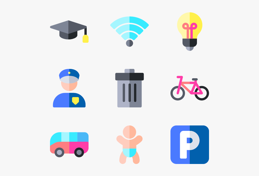 Iconos Vectoriales Gratis - Public Services, HD Png Download, Free Download