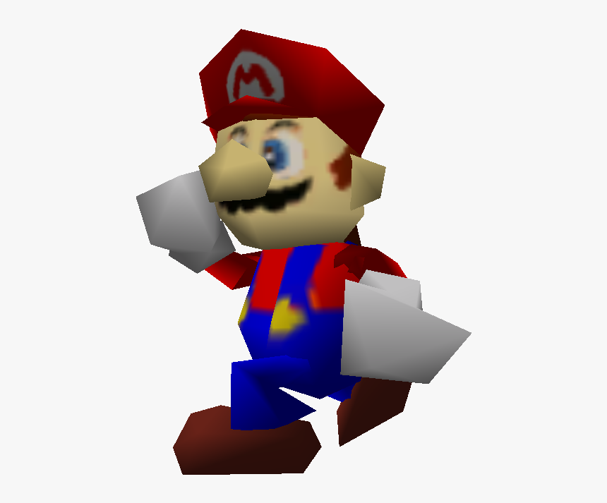 Mario 64 Png - Mario Smash 64 Model, Transparent Png, Free Download