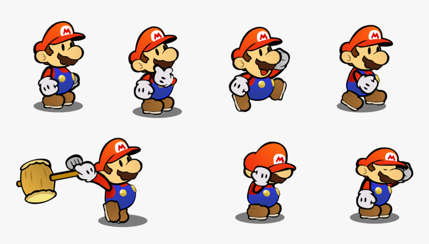 Sprite Paper Mario Bros, HD Png Download, Free Download