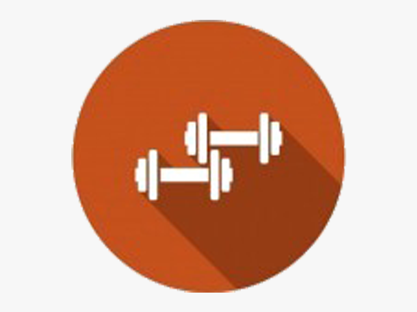 Orange,dumbbell,exercise, HD Png Download, Free Download