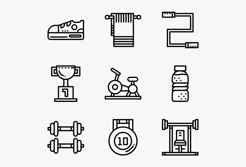 Fitness Gym - Free Plumbing Icons, HD Png Download, Free Download