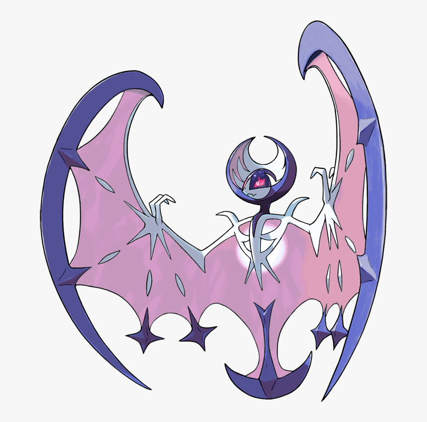 Transparent Sun And Moon Png - Pokemon Lunala Shiny, Png Download, Free Download