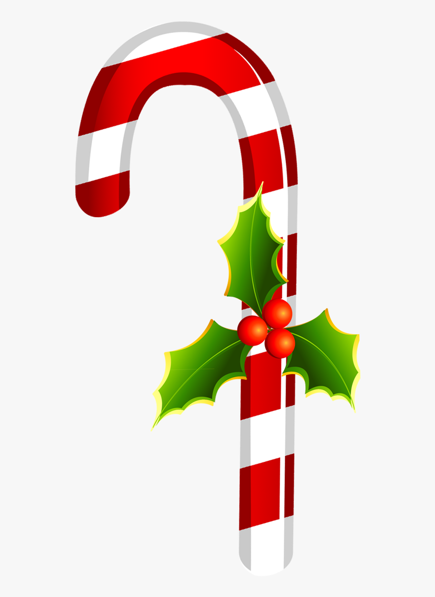 Candy Cane Christmas Ornament Clip Art - Transparent Background Candy Cane Png, Png Download, Free Download