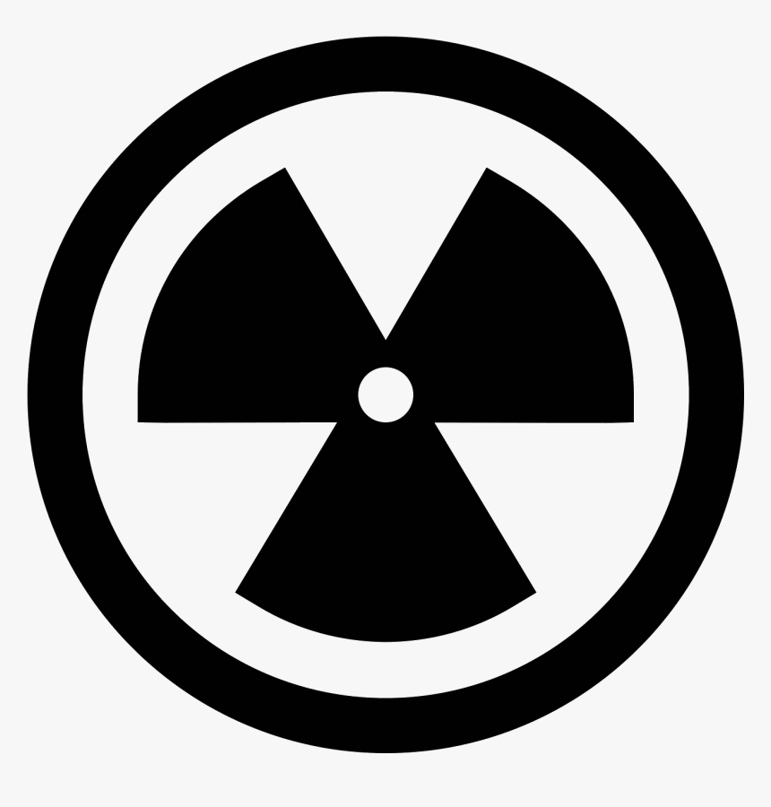 The Logo Is A Typical Radiation Or Nuclear Symbol - Radiation Logo Transparent, HD Png Download, Free Download