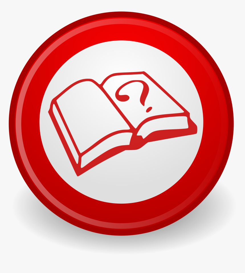 File Commons Emblem Question Book Wikimedia Open - Book With Question Mark, HD Png Download, Free Download