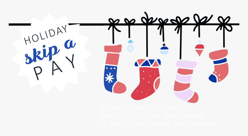 Holiday Skip A Pay Banner, HD Png Download, Free Download