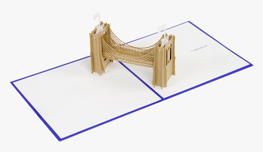 Brooklyn Bridge Popup Card , Png Download - Suspension Bridge, Transparent Png, Free Download