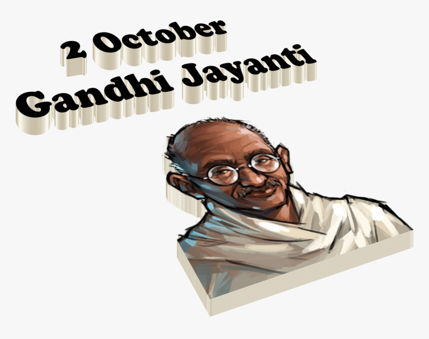 2 October Gandhi Jayanti Png Free Pic - 2 October Gandhi Jayanti Png, Transparent Png, Free Download