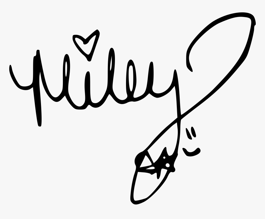 Miley Cyrus Signature, HD Png Download, Free Download