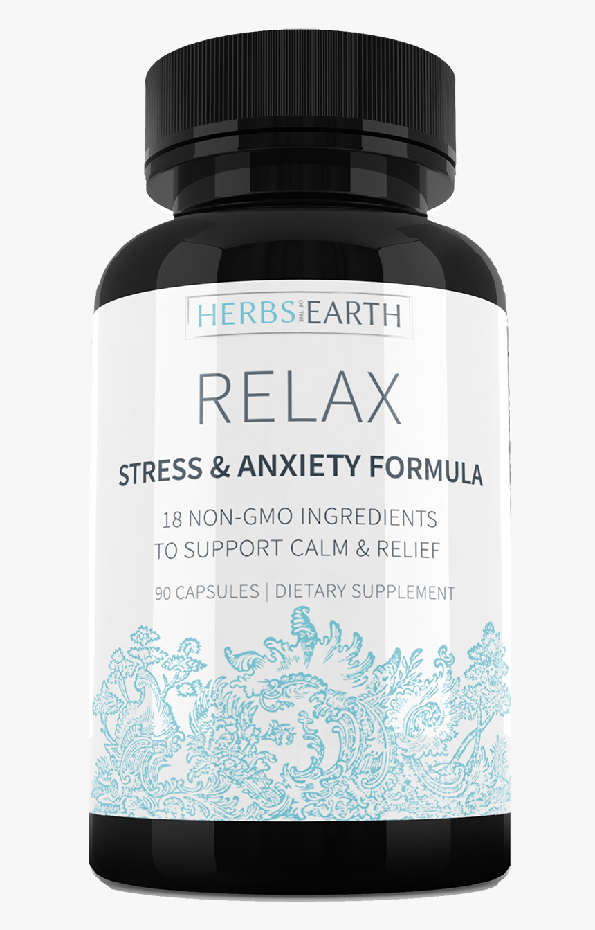 Relax Stress And Anxiety Formula - Nutraceutical, HD Png Download, Free Download