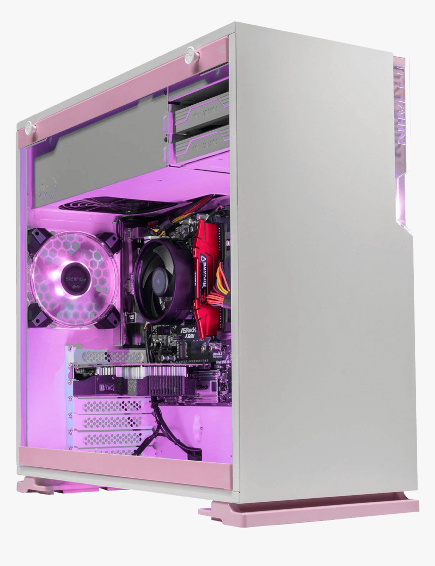 Venus Amd Ryzen 3 1200 4-core - Pink Gaming Computer, HD Png Download, Free Download