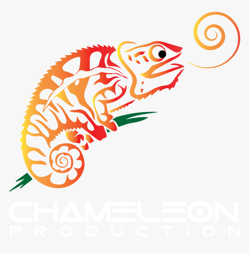 Picture Library Stock Chameleon Clipart Orange - Chameleon Stencils, HD Png Download, Free Download