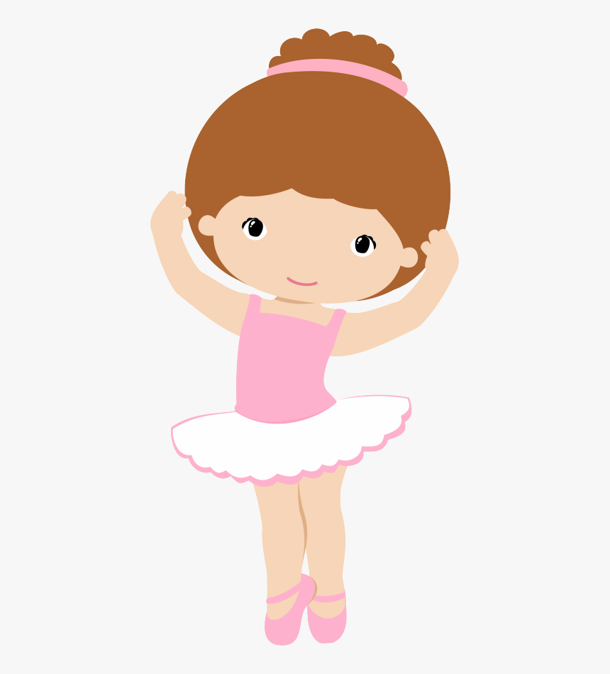 Cute Ballerina Clipart, HD Png Download - kindpng
