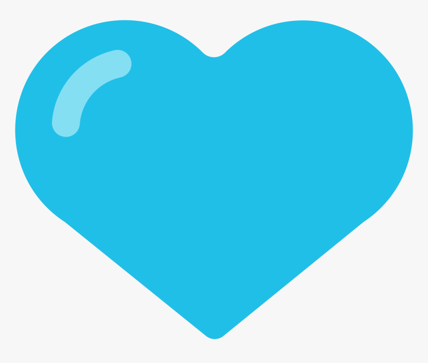 Blue Heart Icon , Png Download - Teal Heart Clipart, Transparent Png, Free Download