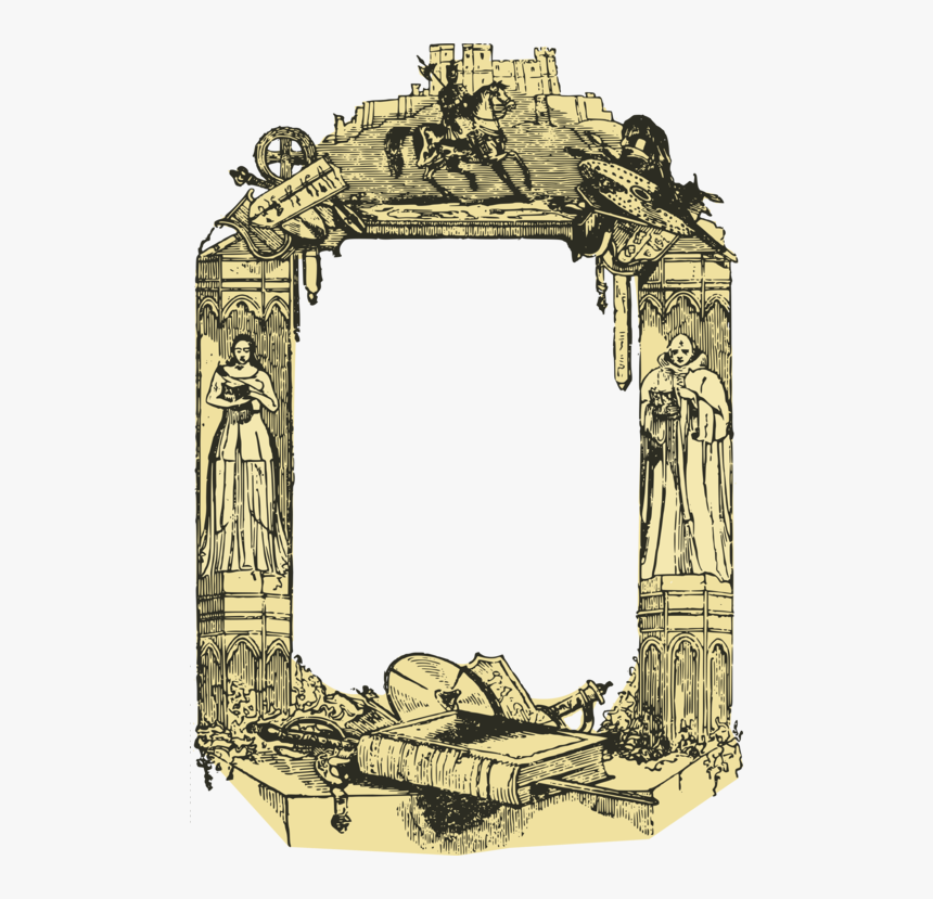 Picture Frame,arch,architecture - Ruins, HD Png Download, Free Download