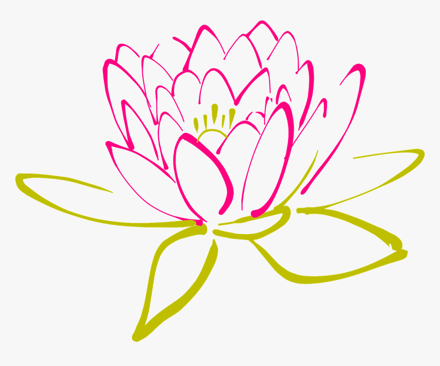 Clipart Purple Lotus Flower, HD Png Download, Free Download