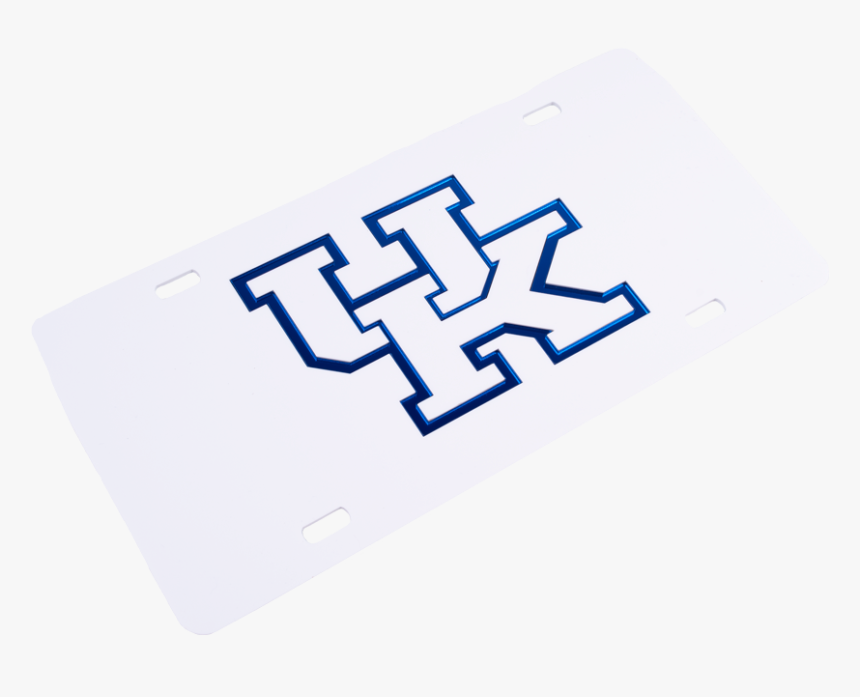 Kentucky License Plate White W/ White Uk - Uk Wildcat Mirrored License Plate, HD Png Download, Free Download