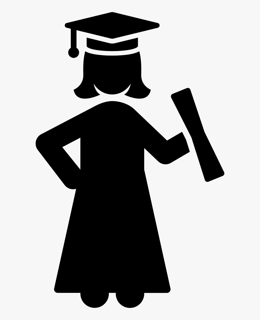 Download Graduated Svg Png Icon Graduated Woman Icon Png Transparent Png Kindpng