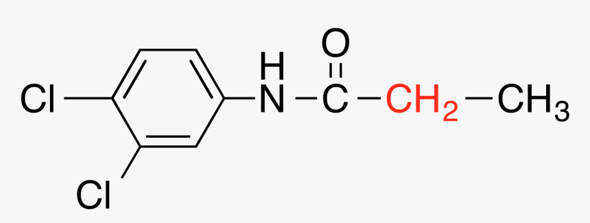 3,4 Dichloropropionanilide Explicit Alkyl Ch2 Highlight - Circle, HD Png Download, Free Download