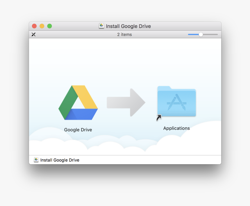 Install On Your Mac - Google Drive On Mac, HD Png Download - kindpng