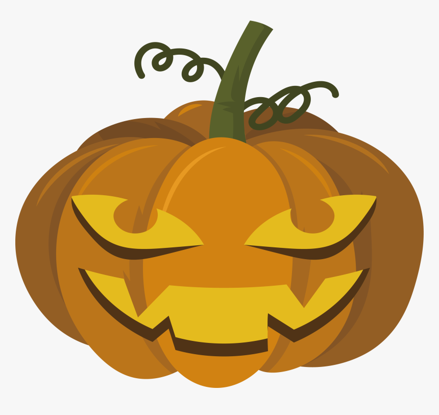 Calabaza Jack O Lantern Pumpkin Winter Squash - Jack-o'-lantern, HD Png Download, Free Download