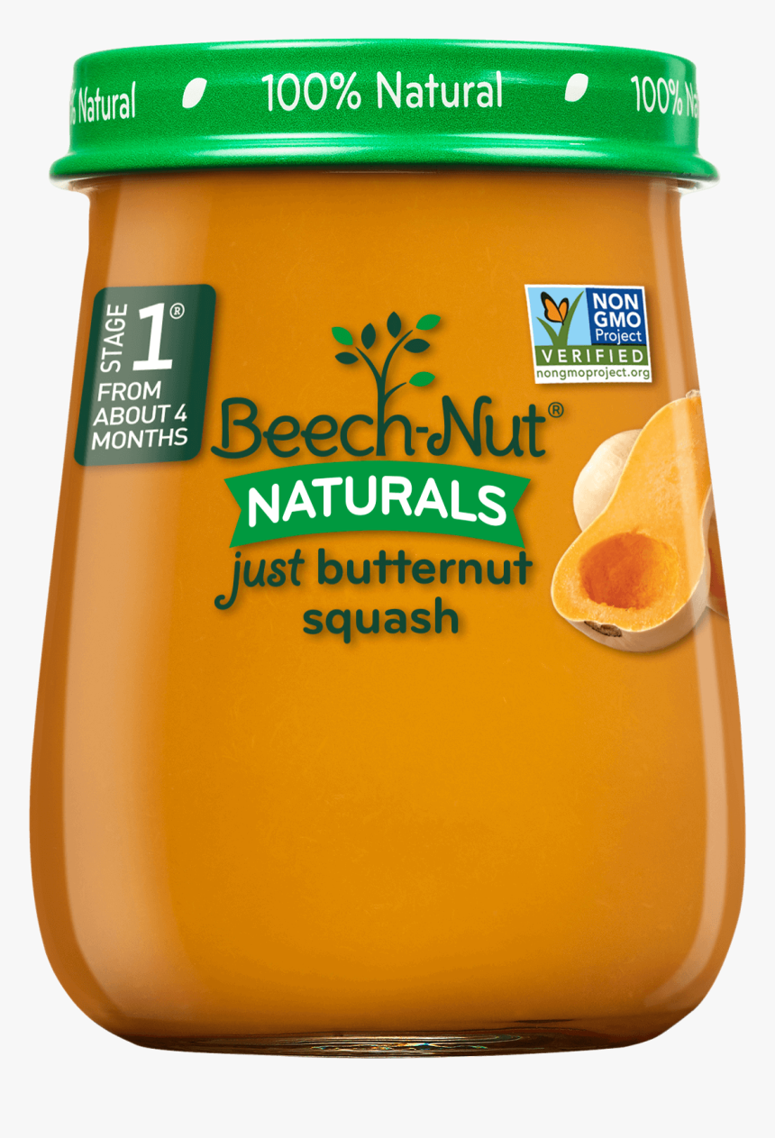 Naturals Just Butternut Squash Jar - Beechnut Naturals Baby Food, HD Png Download, Free Download